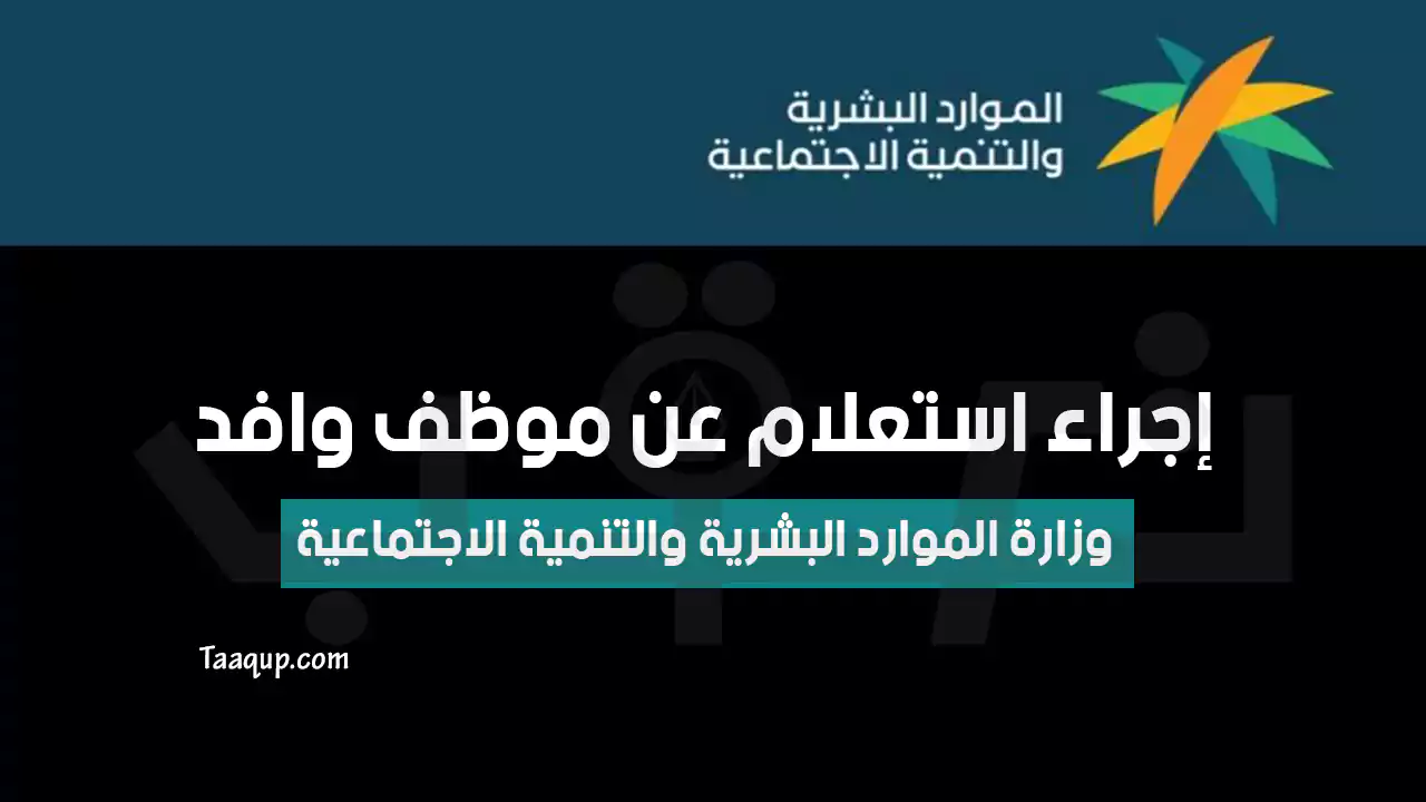 خطوات إجراء الاستعلام عن موظف وافد في السعودية.. وزارة الموارد البشرية